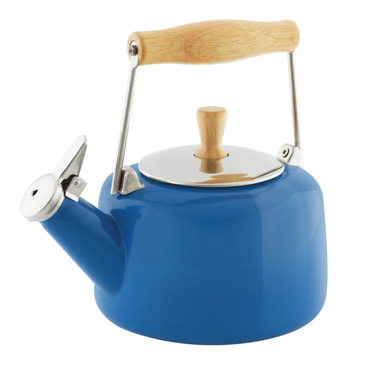 Tea Kettle Enamel On Steel Blue 1.4 Qt