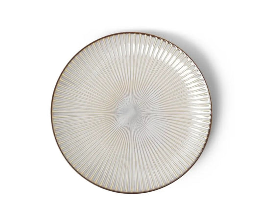 Aiya Ivory Deep Plate 9"x2"