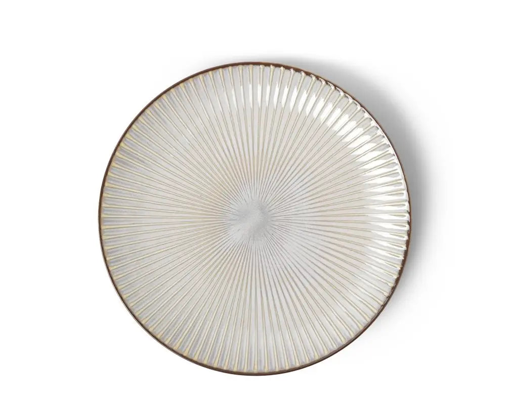 Aiya Ivory Deep Plate 9"x2"