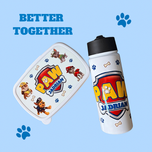 Bottle and Container set Personalized