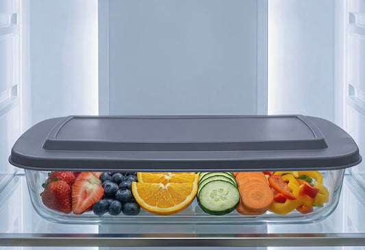 Glass Baking Pan W/ Lid 9" X13"