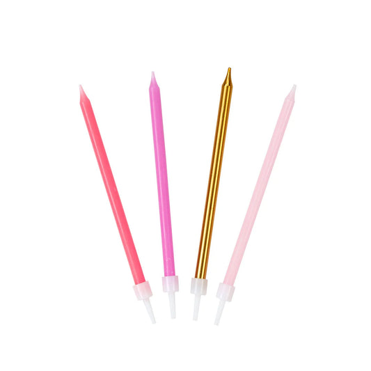 Rose Pink Candles, 16ct