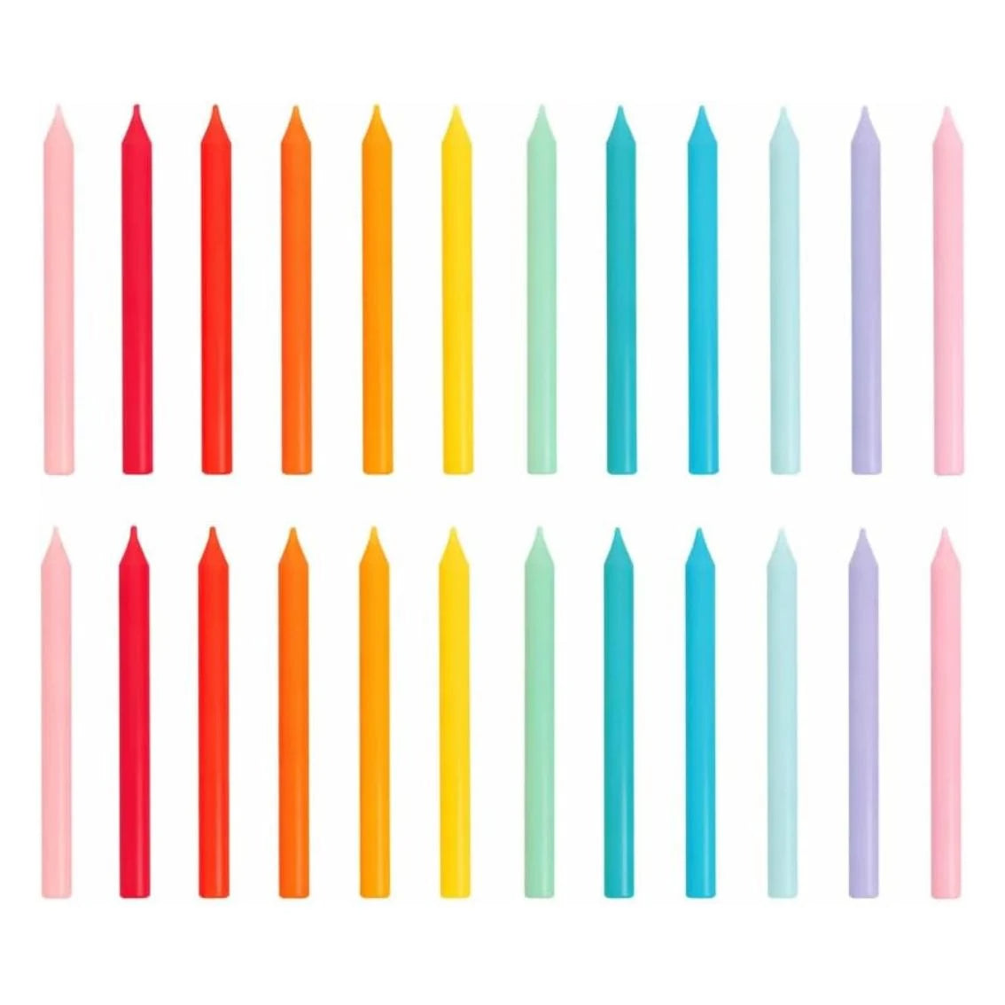 Rainbow Candles, 24ct