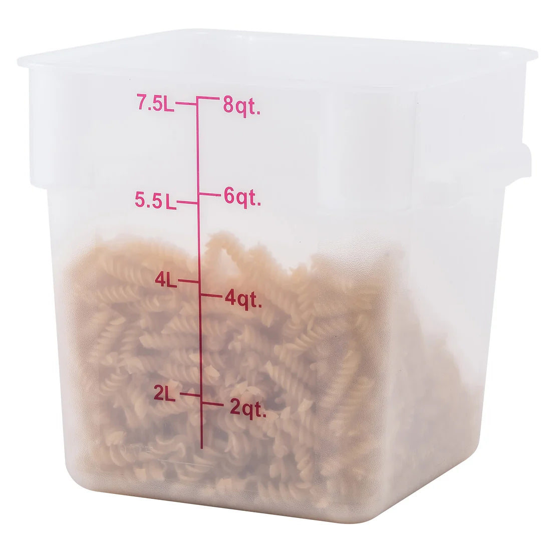 8 Qt Sq. Storage Bin Translucent