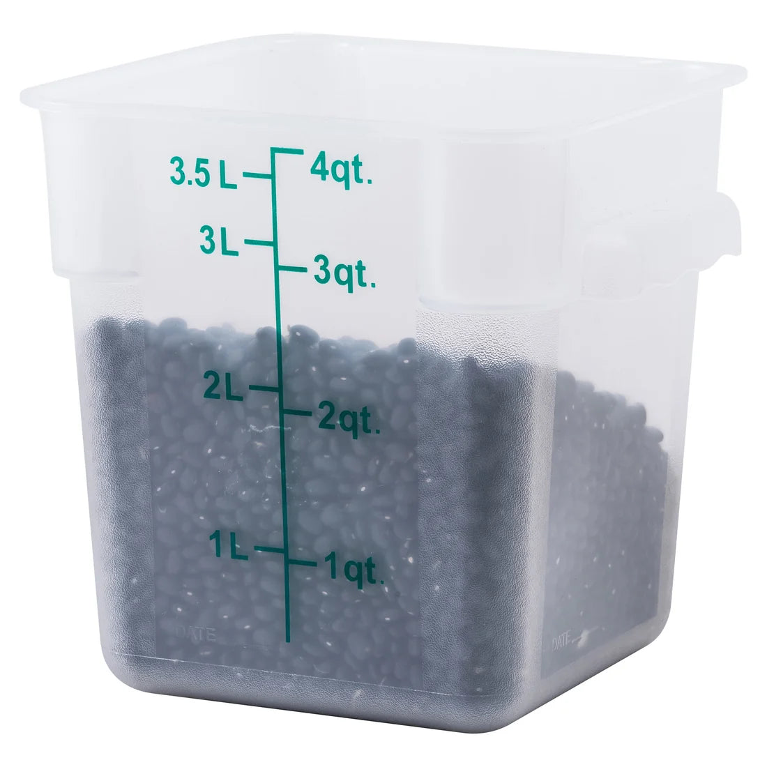 4 Qt Sq. Storage Bin Translucent