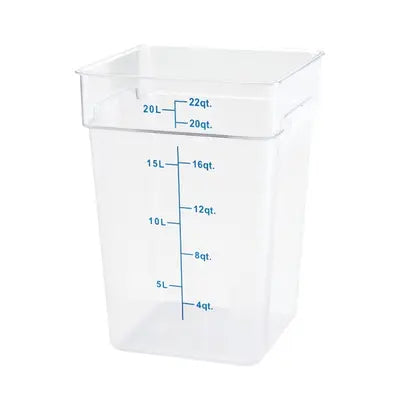22 Qt Sq. Storage Bin Translucent
