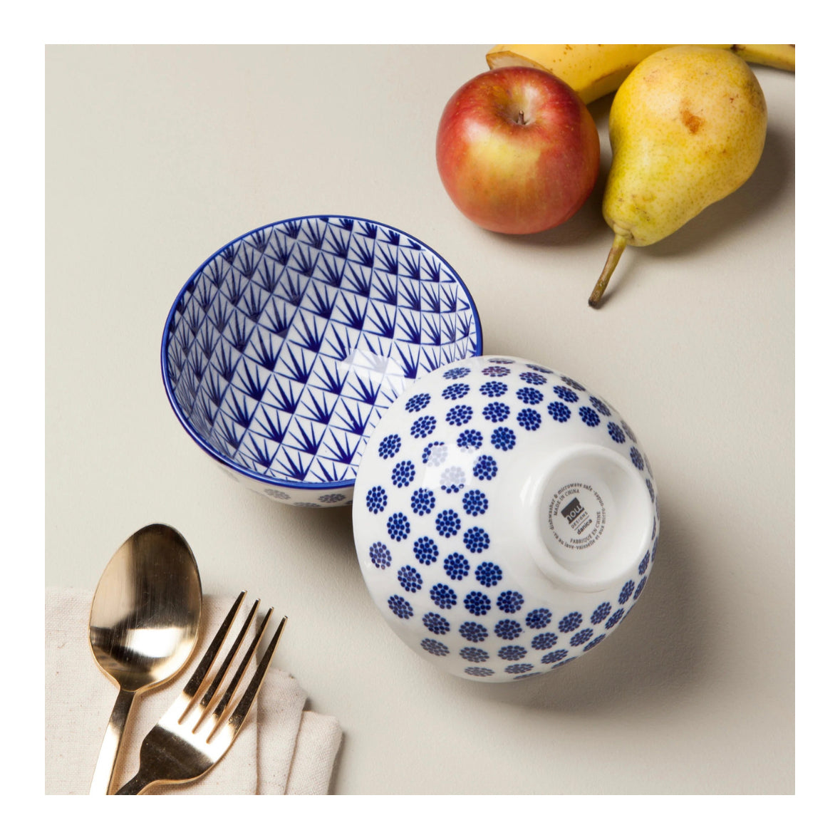 Blue Dots 4" Bowl