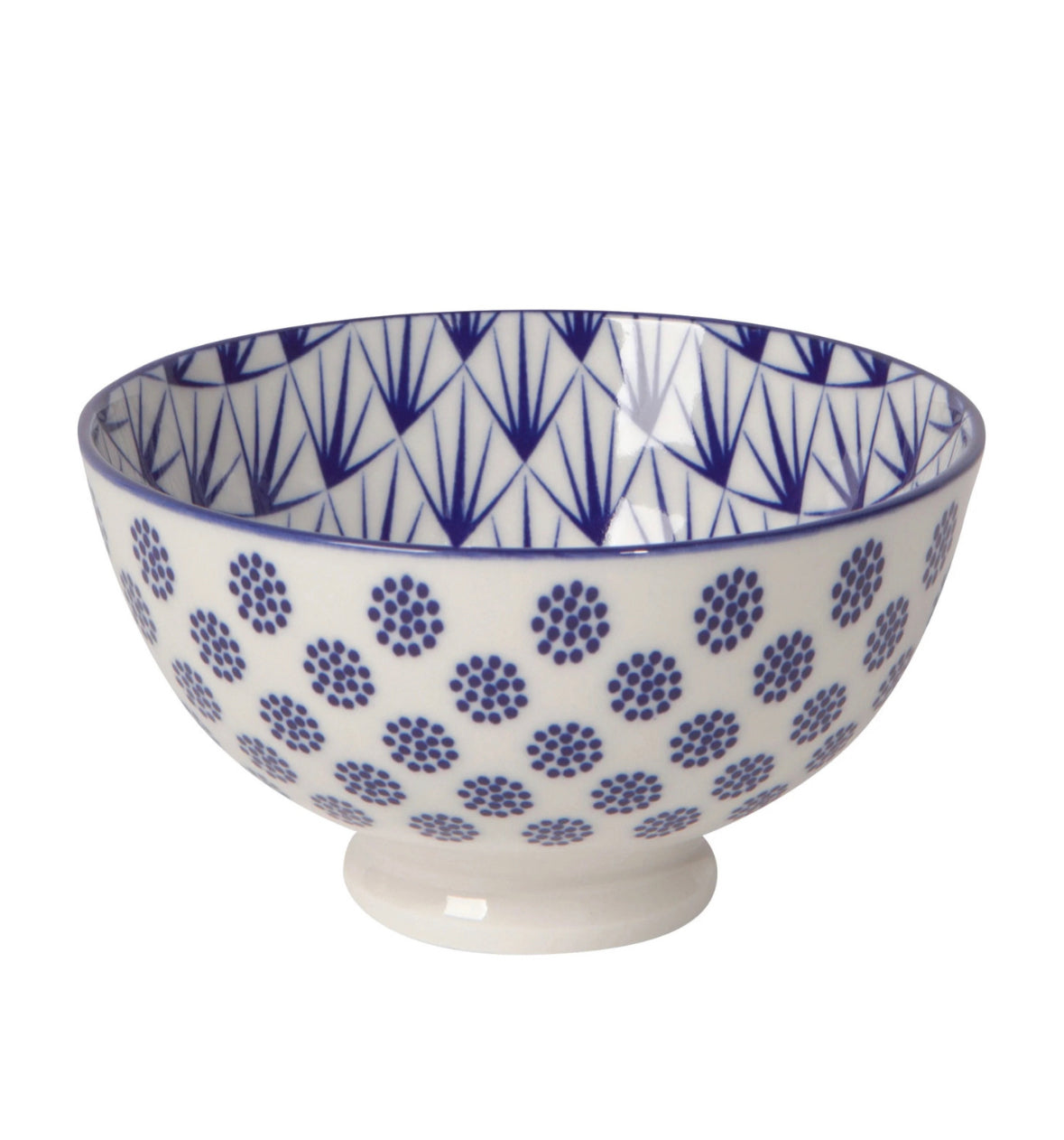 Blue Dots 4" Bowl