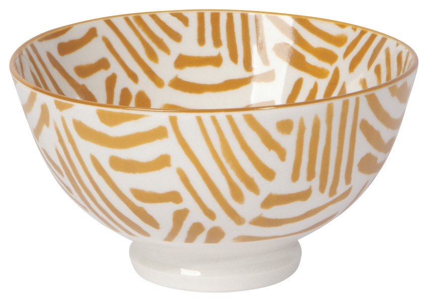 Ochre Lines 4" Bowl