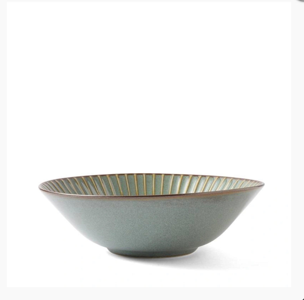 Aiya Green Bowl 6.75"