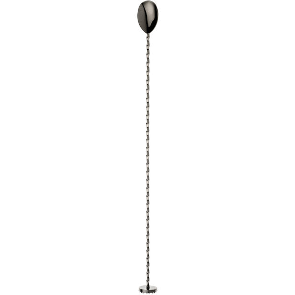 15.75" Black Bar Spoon W/ Muddler