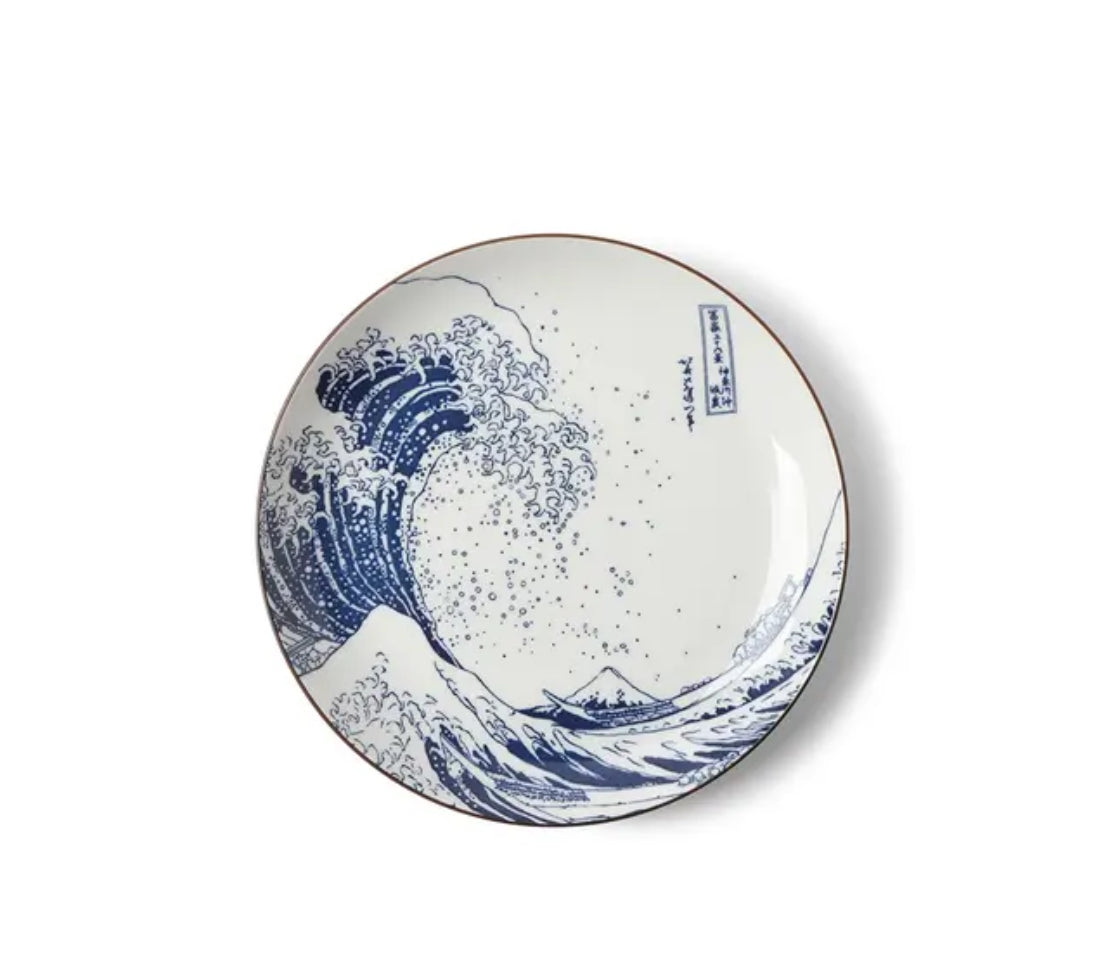 8.5" Plate The Great Wave