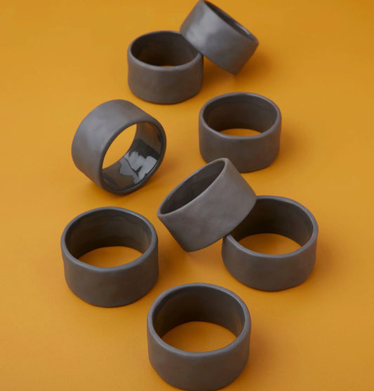 Slate Napkin Ring Stonewear