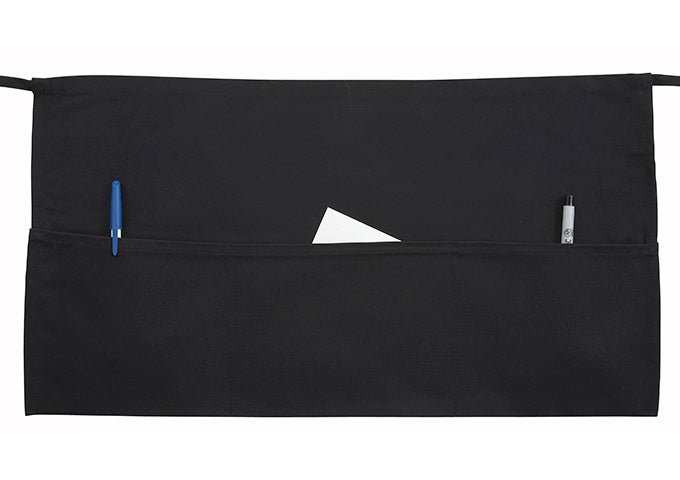 3Pckt Waist Apron Black