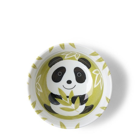Panda Green Bowl 5"