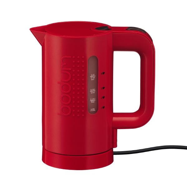 Red Electric Water Kettle 17 oz