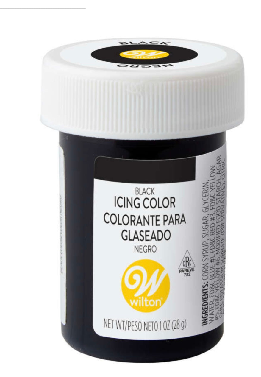 Black Icing Color 1 oz