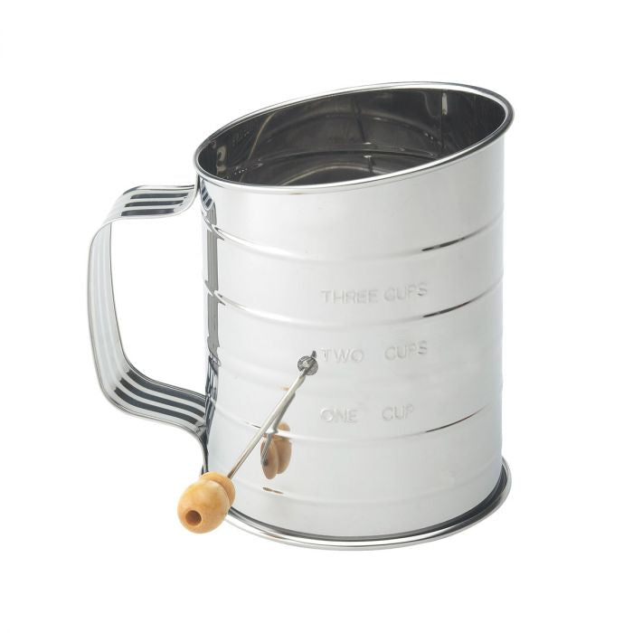 3 Cup Crank Sifter
