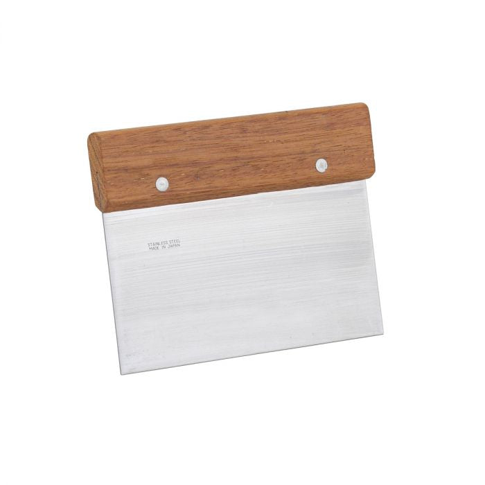 Dough Scraper SS Wood