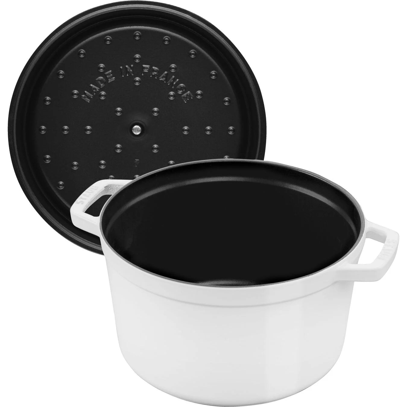 Staub 5 QT Tall White Cocotte
