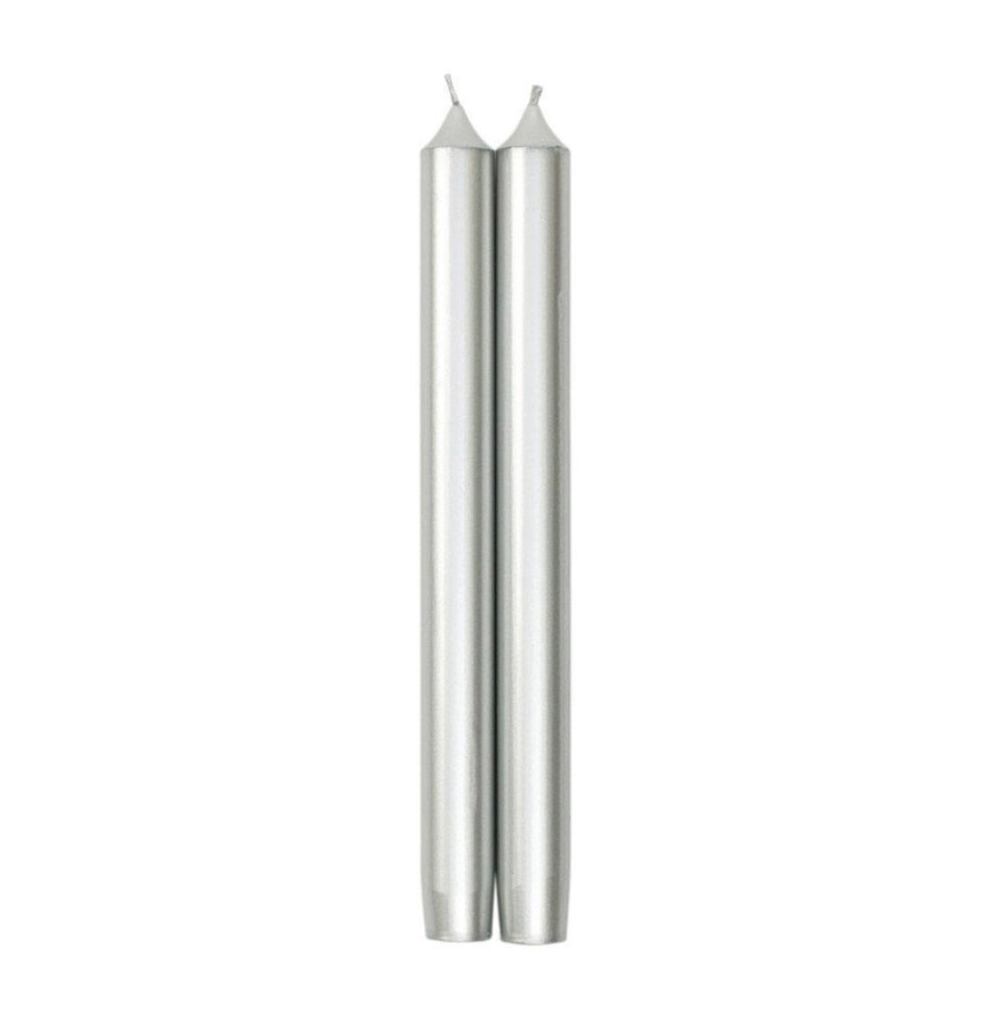 10" Silver Candle