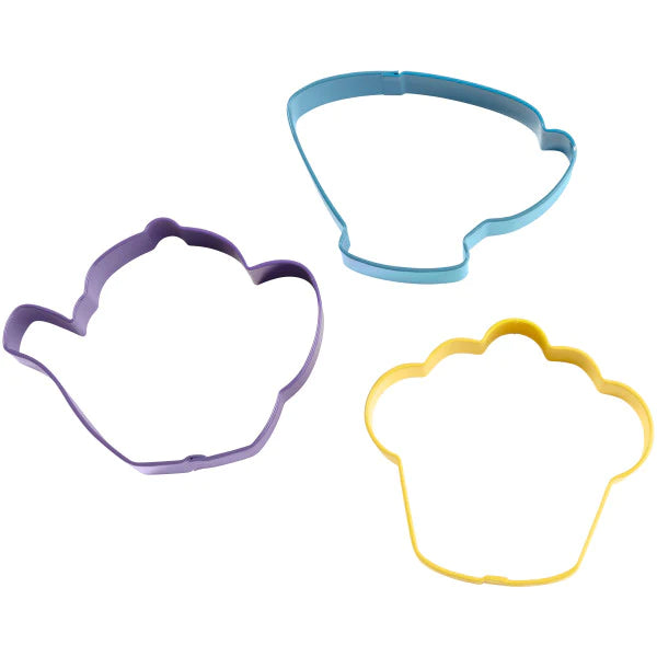 Tea Party Cookie Cutter 3pc Set