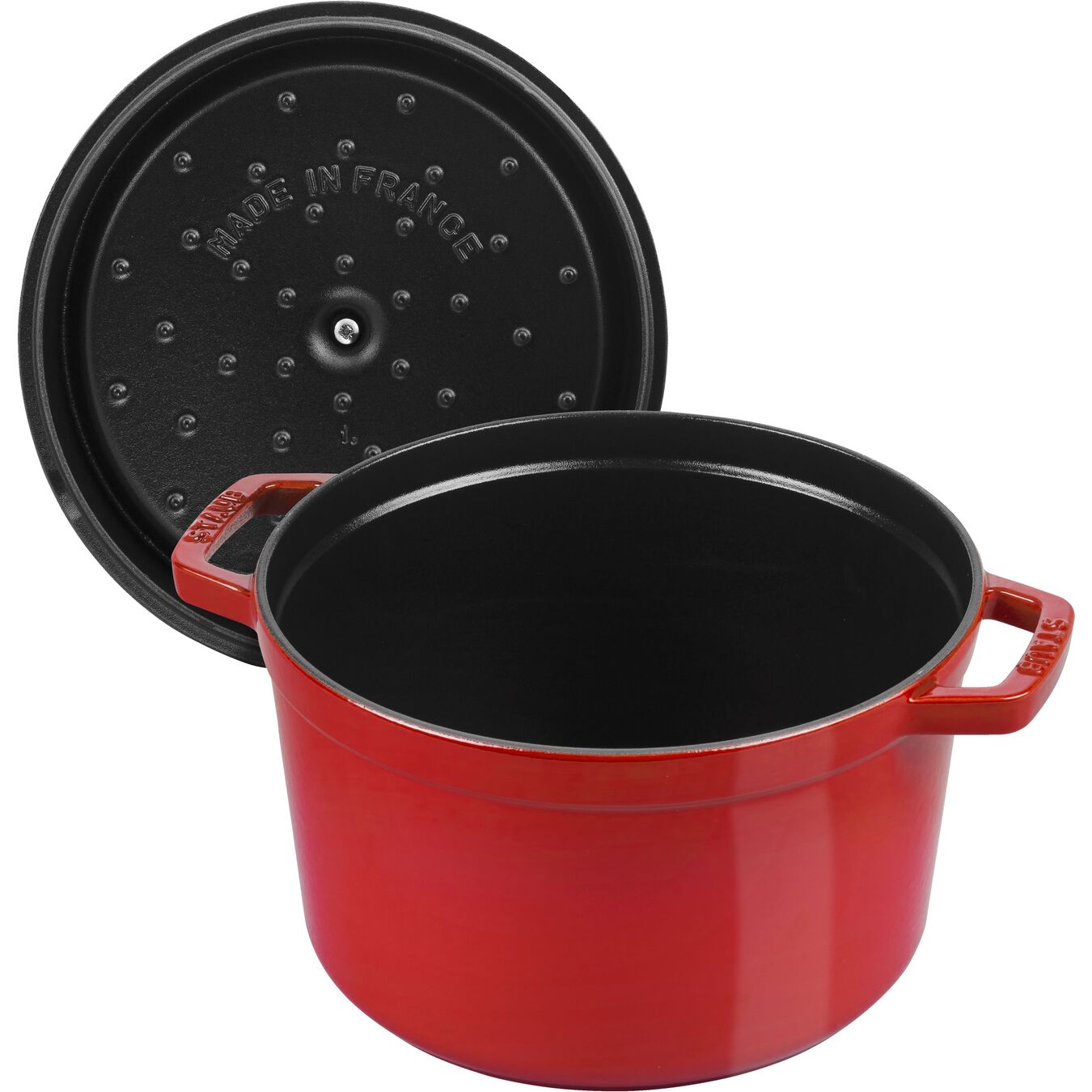 Tall Cocotte Round 5 qt Cherry