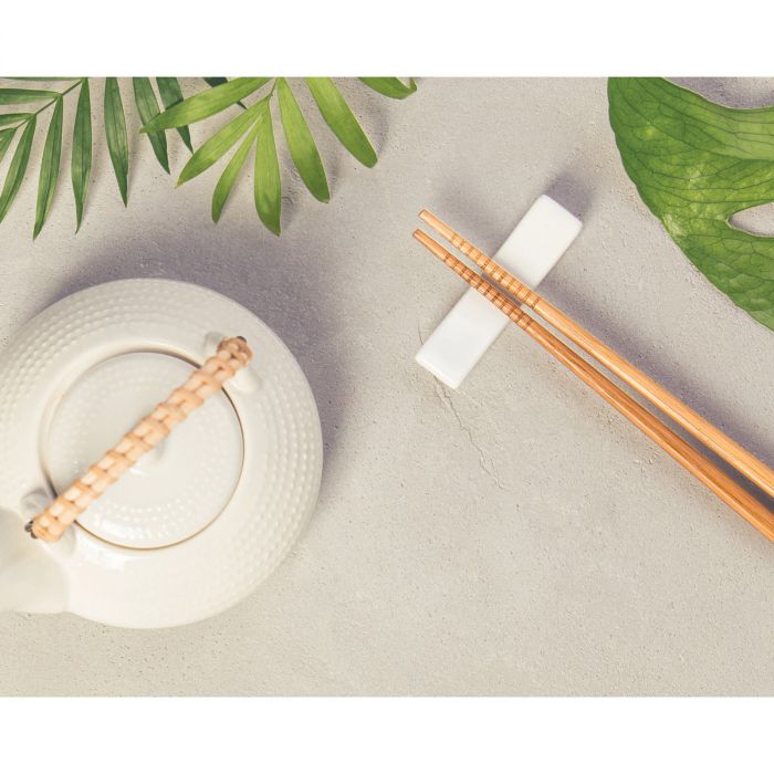 Bamboo Chopsticks Engraved Set of 5
