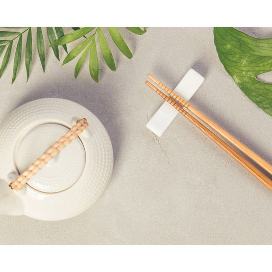 Bamboo Chopsticks Engraved Set of 5