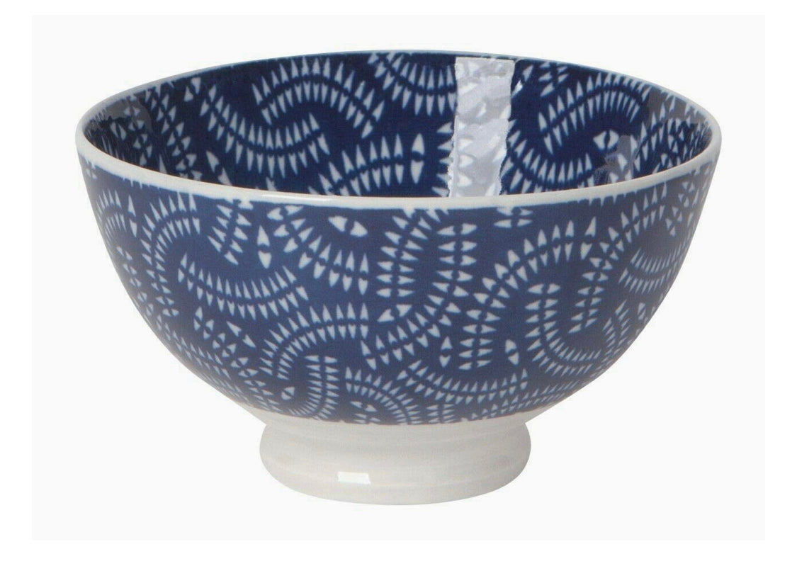 Indigo Geo 4" Bowl