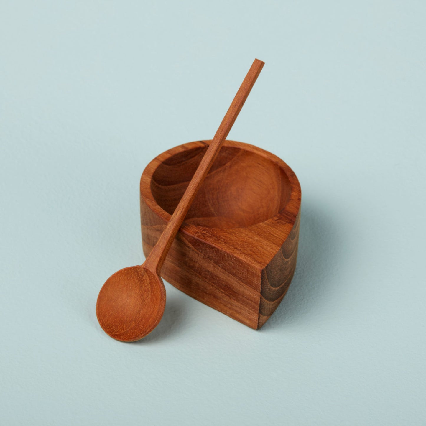 Teak Cellar w/spoon