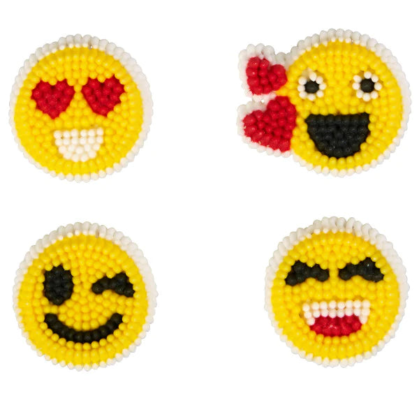 Emoji Icing Decorations 15ct