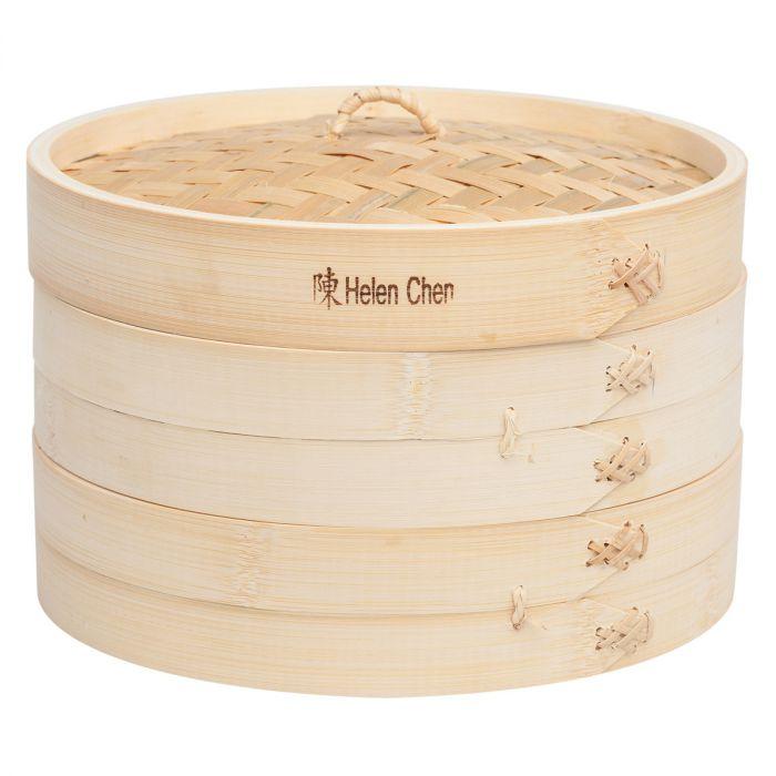 Bamboo Steamer 10" 3pc