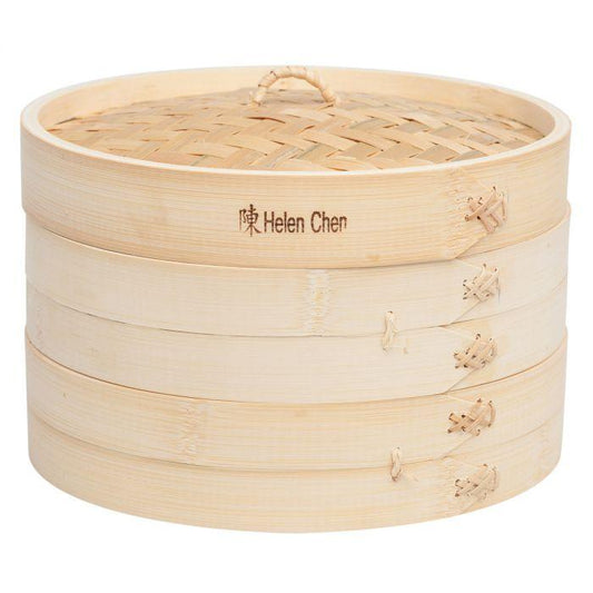 Bamboo Steamer 10" 3pc