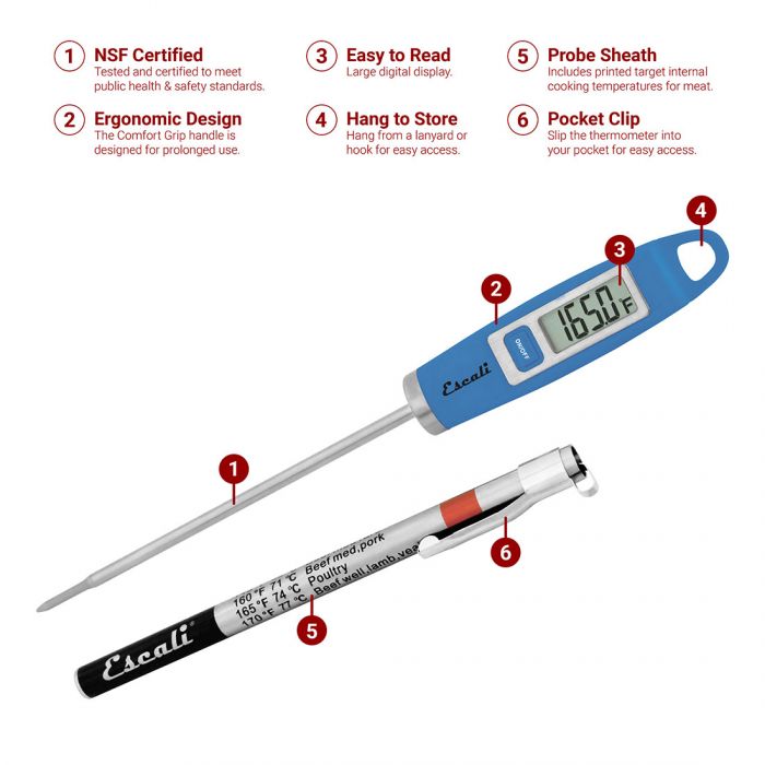 Gourmet digital thermometer