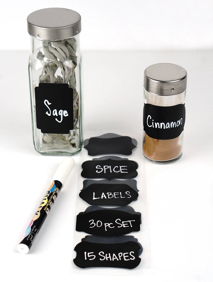 Reusable Spice Labels Set/30