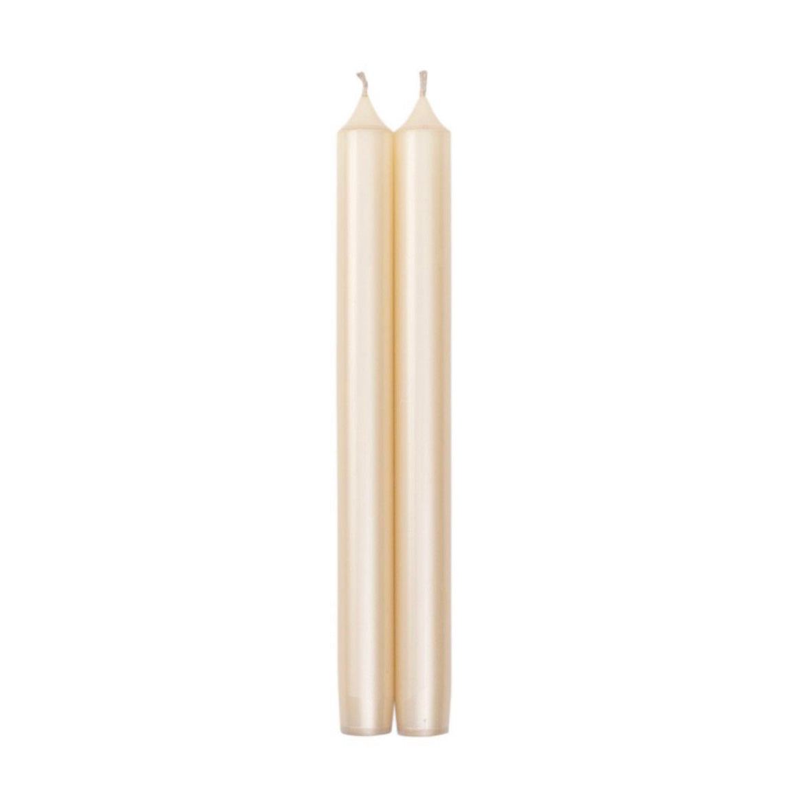 10" Pearlescent Ivory Candle