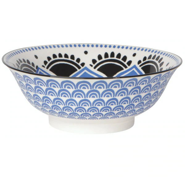 Blue Floral 8" Bowl