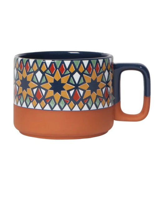 Kaleidoscope Terracotta Mug