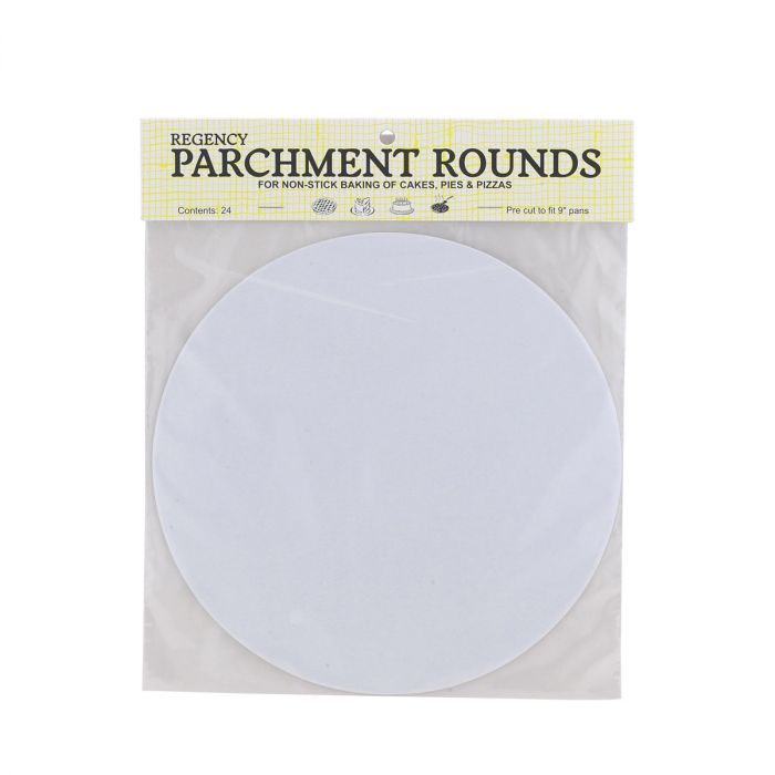 9" Parchment Rounds 24PC