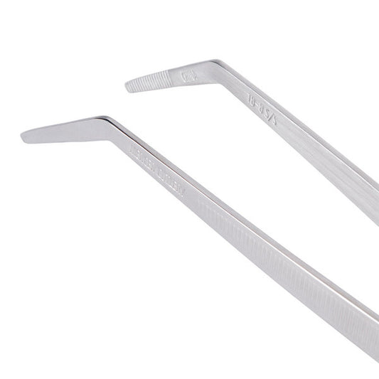 Curved Tip Tongs 9.375"