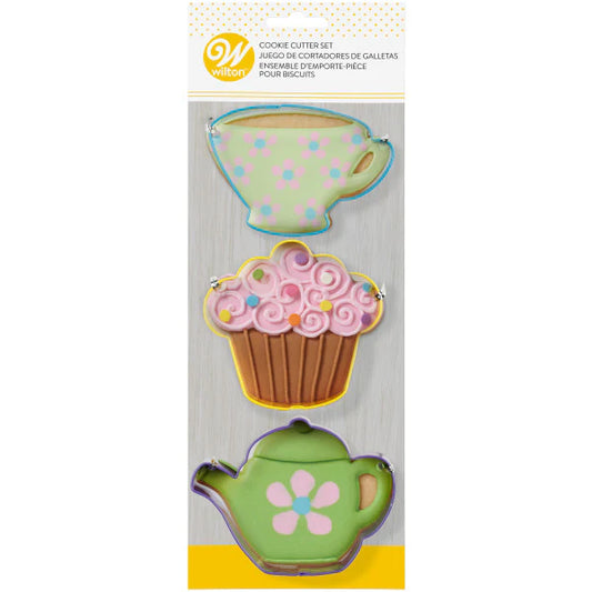 Tea Party Cookie Cutter 3pc Set