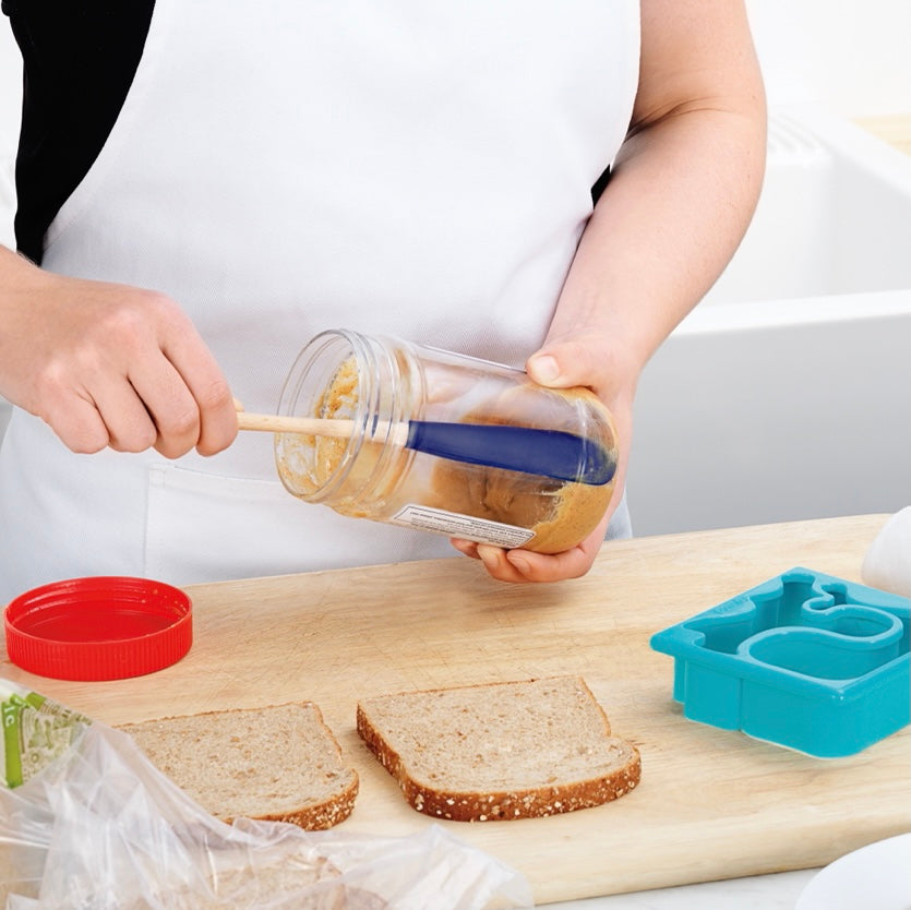 Navy Blue Flex Jar Scrapper