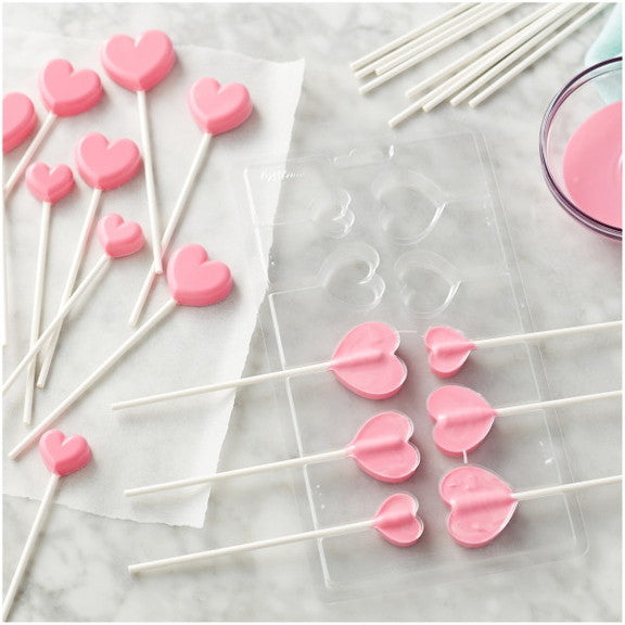 Mini Hearts Lollipop Mold