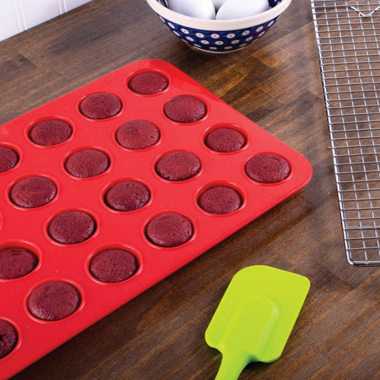 Silicone Muffin Pan, 24 Cup