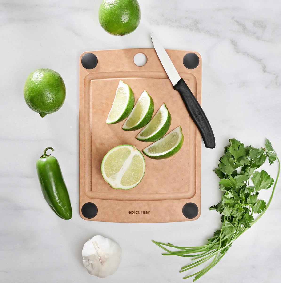 Natural 10x7" All In 1 Cutting Board