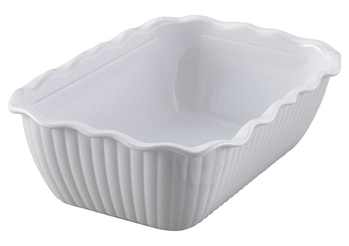 White Deli Crock 10x7