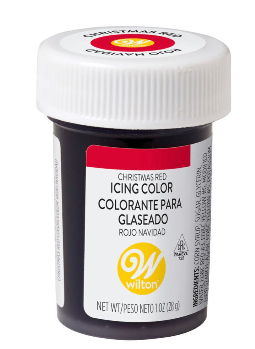 Christmas Red Icing Color 1 oz