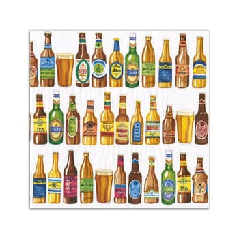99 Bottles Cocktail Napkin