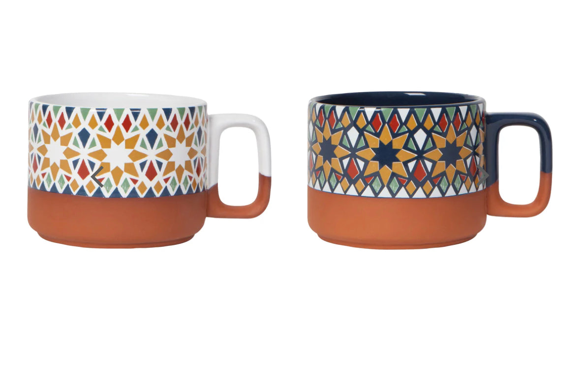 Kaleidoscope Terracotta Mug